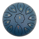 tongue Drum 6 Inch 11 Tone Steel Tongue Drum Set Hand Pan Drum Pad Tank Sticks Carrying Bag Percussion Instruments Accessories