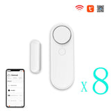 D41 Smart Tuya Wifi Door Sensor Alarm Closed Detectors App Notification Alarm Smart Life Home Security Alarm System