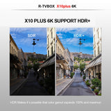R-TV X10PLUS Allwinner H6 Android 9.0 6K HD TV BOX 4G/64G