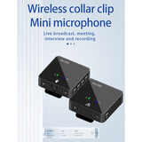 SK750 Wireless Lavalier Microphone System for Smartphone Laptop DSLR Tablet Camcorder Recorder Ic TIKTOK