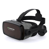 VR Glasses 3D With Headphone  viewing Movie  Game Helmet Virtual Reality Box For iPhone Huawei Xiaomi 4.0"-6.0" Smart phone
