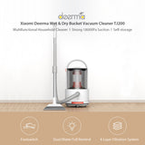 Deerma Vacuum Cleaner TJ200 Wet and Dry Household Floor Cleaner Dust Collector with Floor Brush 18000Pa 1200W 6L Capacity 220V