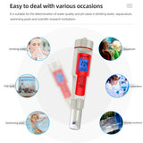 4 in 1 Digital Water Quality Tester PH/TDS/EC/Temperature Meter Water Quality Monitor Tester For Pools, Drinking Water, Aquarium