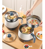 220V 1.7L Electric Multi Cooker Non-stick Inner Frying Pot Household Electric Rice Cooker Hot Pot With Steamer