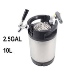 Keg Party Pack 10L(2.5Gallon ) Complete Kegging System Brand New Ball Lock Cornelius (Corny) Keg Portable Taproom Kegarator