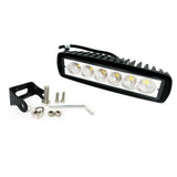 1PCS super brightness 18w DRL LED Flood Work Lights Worklights 12-24V 12Volt LED Work lights for Off Road Vehicle SUV car trucks