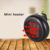 Electric Heater Mini Heater Fan Electric Hot Heating Air Blower Office Hand Warmers Air Heater Fan Heater