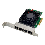 I225-V3 PCI-E X4 Server Network Card 4 Port 2.5G Server Network Card I225 Gigabit Gaming Speed Network Card