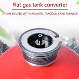 Gas Adapter Converter Camping Stove Connection Gas Bottle Adaptor for Outdoor Hiking Picnic Trekking