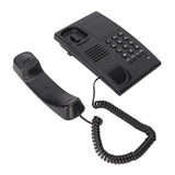 Landline Telephone Desktop Corded Fixed Phone Wall Mounted Telephone Support Flash Pause Mute Function for Home Office Hotel