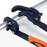 Universal Key Pipe Wrench  14-30 / 30-60mm Open End Spanner Set High-carbon Steel Snap N Grip Tool Plumber Multi Hand Tool