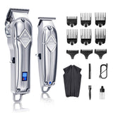 Limural Hair Clippers for Men Professional Hair Cutting Kit Beard Trimmer BarbersCordless Close Cutting T-Blade Trimmer Kit