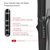 CkeyiN Hair Straightener Crimper Waver 4-in-1 Curling Crimping Flat Iron 4 Interchangeable Styling Tool Adjustable Temperature50
