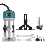 800W 30000r/min Electric Wood Trimmer Wood Router Laminate Trimmer Professional Slotting Trimming Grooving Machine
