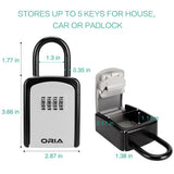 ORIA Password Key Box Outdoor Key Safe Lock Box Decoration Key Code Box Key Storage Lock Box Wall Mounted Password Box