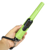 IP68 Waterproof 50 Feet Waterproof LCD Metal Detector Small Metal Pinpointing Tool Audible Vibrating Dual Alarms  360° Side Scan