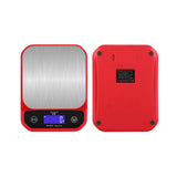 Digital Kitchen Food Scale IP67 Waterproof Stainless Steel Weighing Scale 10kg/1g 5kg/0.1g USB Charging LCD Electronic Scale