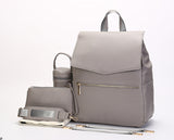 Pu Leather Backpack Baby Diapers Bag Maternity Changing Nappy Bag Large Capacity Baby Bag Travel Backpack Designer Nursing New