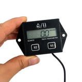 Motorcycle Engine tach Hour Meter guage 12v LCD Display Waterproof Car Motor Boat Digital Tachometer For Motorbike