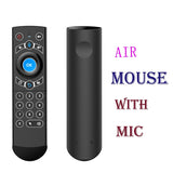 G21Pro Remote Control Backlit Gyroscope Wireless Air Mouse 2.4G Smart Voice Remote Control for TV Set-Top Box Projector