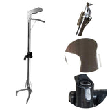 Stainless Steel Durable Self Locking Snake Tong Professional Tool Reptile Grabber Outside Protective Wide Jaw Foldable Catcher