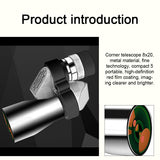 Mini Monocular Aluminum Alloy HD Portable 8 X 20 Low-Light Night Vision Pocket Telescope For Outdoor Hunting Camping Hiking