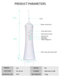 230ML Big Tank Household Electric Dental Scaler 3 Modes Usb Rechargeable Portable Water Flosser Irrigator Teeth Cleaner