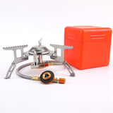 Outdoor windproof stove, portable camping stove, picnic stove, outdoor equipment, split gas stove, high mountain fire