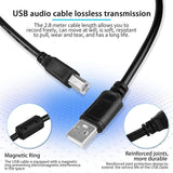 USB Microphone for Computer Kit Streaming Condenser Microphone Kit with Arm Stand,Noise Reduction,Plug&Play,for Game,Etc