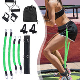 Resistance Band Boxing Muay Training Stretching Strap Set Gym Workout Fintess Exercises Waist Leg Strength Training Belt