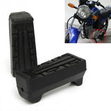 2Pcs Black Front Foot Rest Peg Rubbers Footrest Handlebars For YBR 125 High Quality TZ-5556