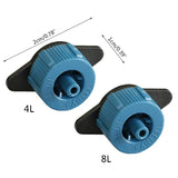 200 Pcs Irrigation Dropper Emitter Pressure Compensating Dripper Hose Drip Head for Horticulture Agricultural Production