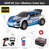 Wltoys A949 Racing Rc Auto Originele Rtr 4WD 2.4Ghz Speelgoed Afstandsbediening 1:18 Hoge Snelheid 50 Km/h Elektronische Gratis