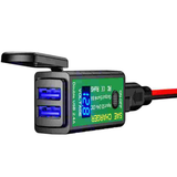1pc Practical Nice 4.8A Motorcycle USB Charger Modified Part Mobile Phone Charger