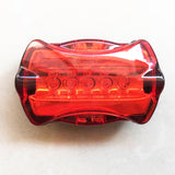 Waterproof Bike Bicycle Lights 5 LEDs Bike Bicycle Front Head Light + Safety Rear Flashlight Headlight Accessory Bicycle Lights