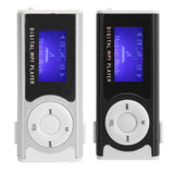 Portable Sports MP3 Music Player Mini Back-Clip LCD Mini Screen Music Media with Earphone Support Flashlight Mode