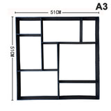 DIY Path Maker Garden Lawn Paving Concrete Mold Garden Floor Road Concrete Stepping Driveway Stone Path Mold Patio