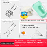 Multifunctional 7 Speed Mini Mixer Electric Food Blender Handheld Mixer Egg Beater Automatic Cream Food Cake Baking Dough Mixer
