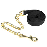 8.5ft Lunge Line Horse Leash Halter with Chain Pet Dog Obedience Recall Training Lead horse equipment halter horse