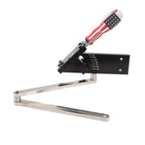 Mower Sharpen Tool Mower Sharpener Bearing Connection Adjustable 4 Adapter Pins for Straight Blade for 2.8 To 5.5in Blades