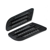 2 Pcs Car Styling DIY Car 3D Shark Gill Side Air Vent Fender Cover Hole Intake Duct Flow Grille Decoration Sticker
