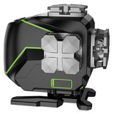 Huepar S04CG with Hard Carry Case,Bluetooth Function&Outdoor Pulse Mode 4D Green Beam linelaserlevel,16 Line Laser Level