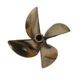 2x RC Boats 6717 4-Blade Propeller 26cc 67mm OD for 6.35mm 1/4" Prop Shaft Boats