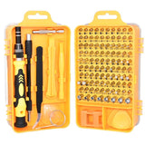 Adjustable 115 in 1 Magnetic Precision Screwdriver Set Computer Pc For Phone Repair Tool Kit H Non-Slip Handles Multifunctional