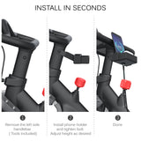 Mobile Phone Holder Replacement for Peloton Bike &amp; Bike+ Aluminium Cell Phone  &amp; Earphone Case Mount Tray  with Charging Slot