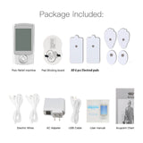 16 Mode Dual Output Digital Electronic Pulse Massager EMS Muscle Stimulator Pain Relief Machine Electro Therapy Body Massage