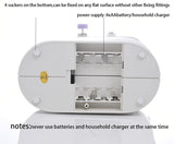 Mini Sewing Machine 2-Speed Double Thread Portable Electric Household Multifunction Sewing Machin with Light Cutter Foot Pedal
