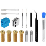 Extruder Kit 3D Printer Accessories Thermistor Nozzle Silicone Sleeve Heating Throat Tube Pipe for Sidewinder X1/Genius