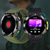 Smart Watch AK45 Bluetooth Phone Call 400mah Large Battery Men Military Tactical Rugged Outdoor Sports Fitness Smartwatch