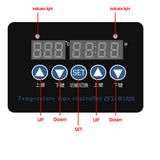 ZFX-W1020 Microcomputer Temperature Controller 220V Thermostat Intelligent Time Controller Adjustable Thermostat Thermoregulator